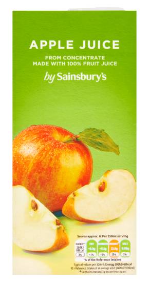 Sainsbury's Apple Juice (1L)