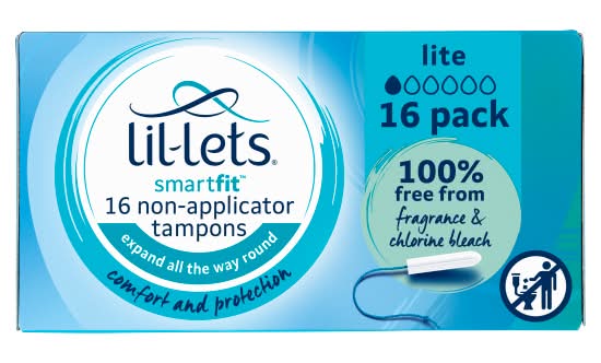 Lil-Lets Smartfit Non-Applicator Tampons Lite (16 pack)