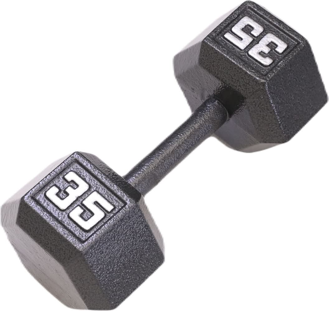 Fitness Gear Cast Hex Dumbbell- Single 20 Lbs