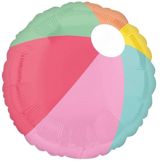 Uninflated Just Chillin' Beach Ball Balloon, 17in