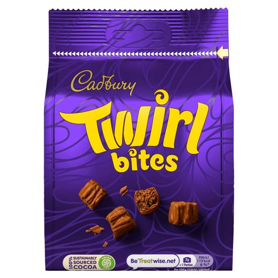 Cadbury Twirl Bites Chocolate Share Bag 109g