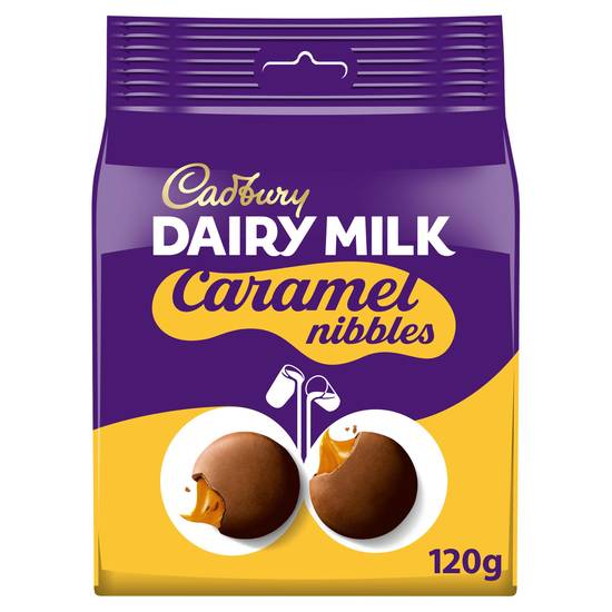 SAVE £0.30 Cadbury Caramel Nibbles Pouch 120G