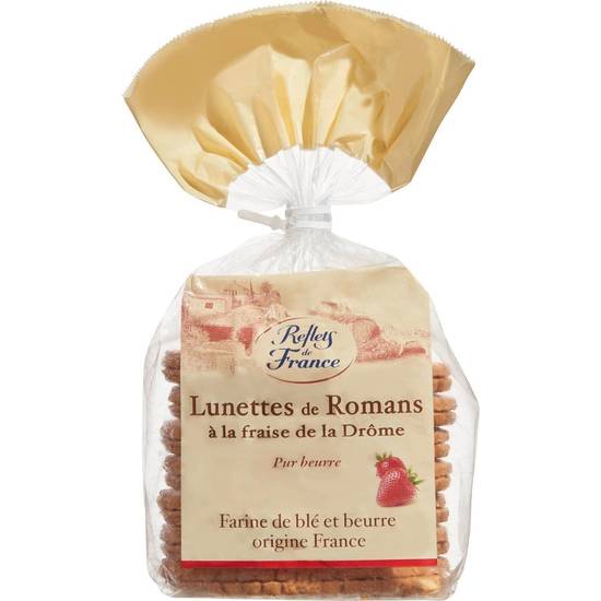 Reflets de France - Biscuits lunettes de romans fraise