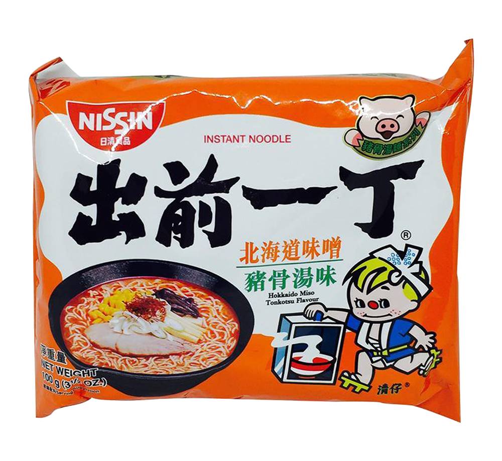 Nissin Demae Ramen Hokkaido Miso Tonkotsu Noodles (100g)