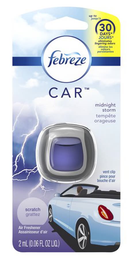 Febreze Car Freshener Vent Clip Midnight Storm