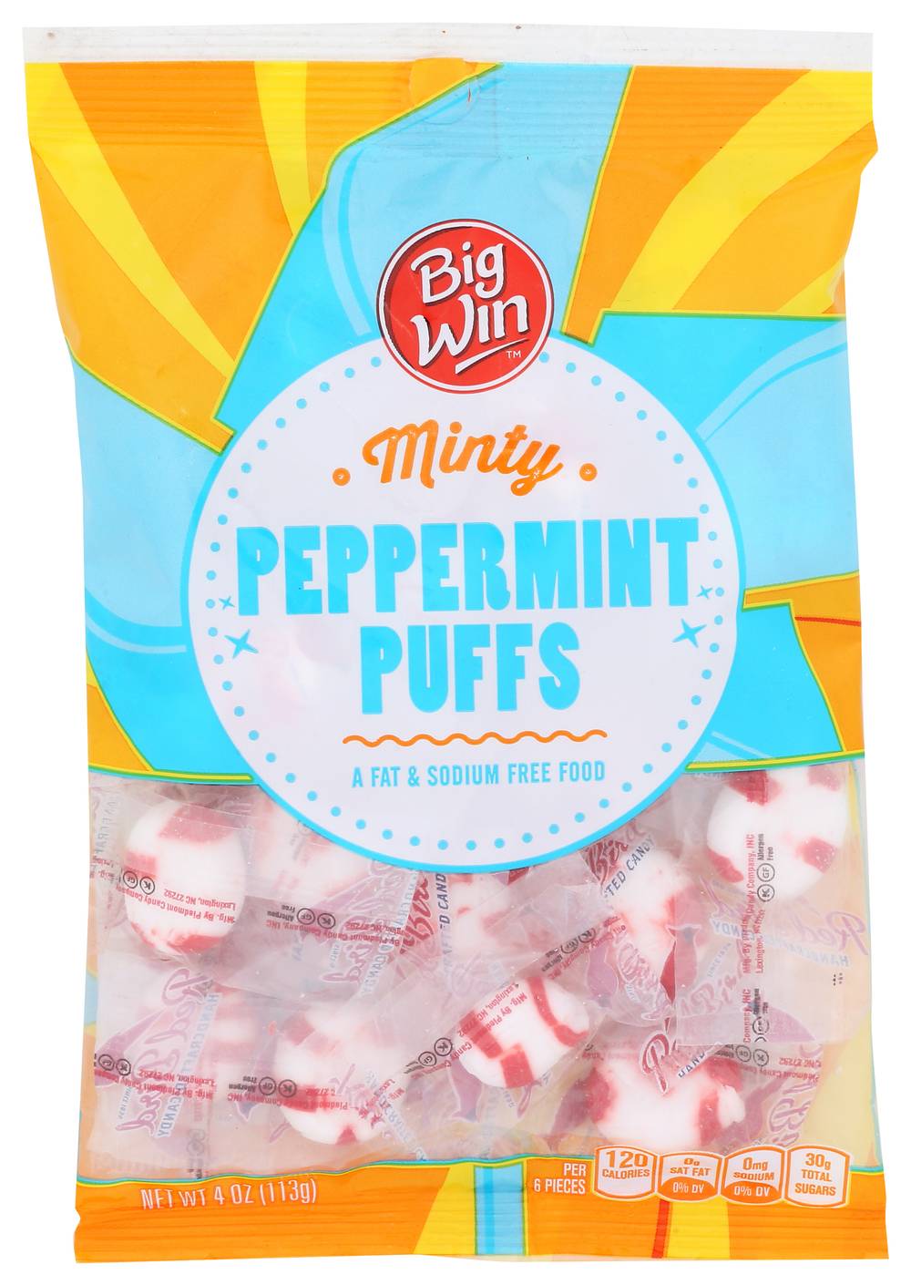 Big Win Peppermint Puffs Minty (4 oz)