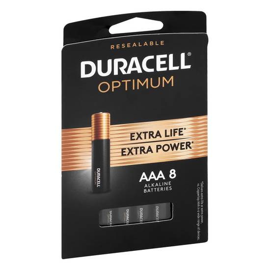 Duracell Premium Optimum Aaa 8pk (8 batteries)