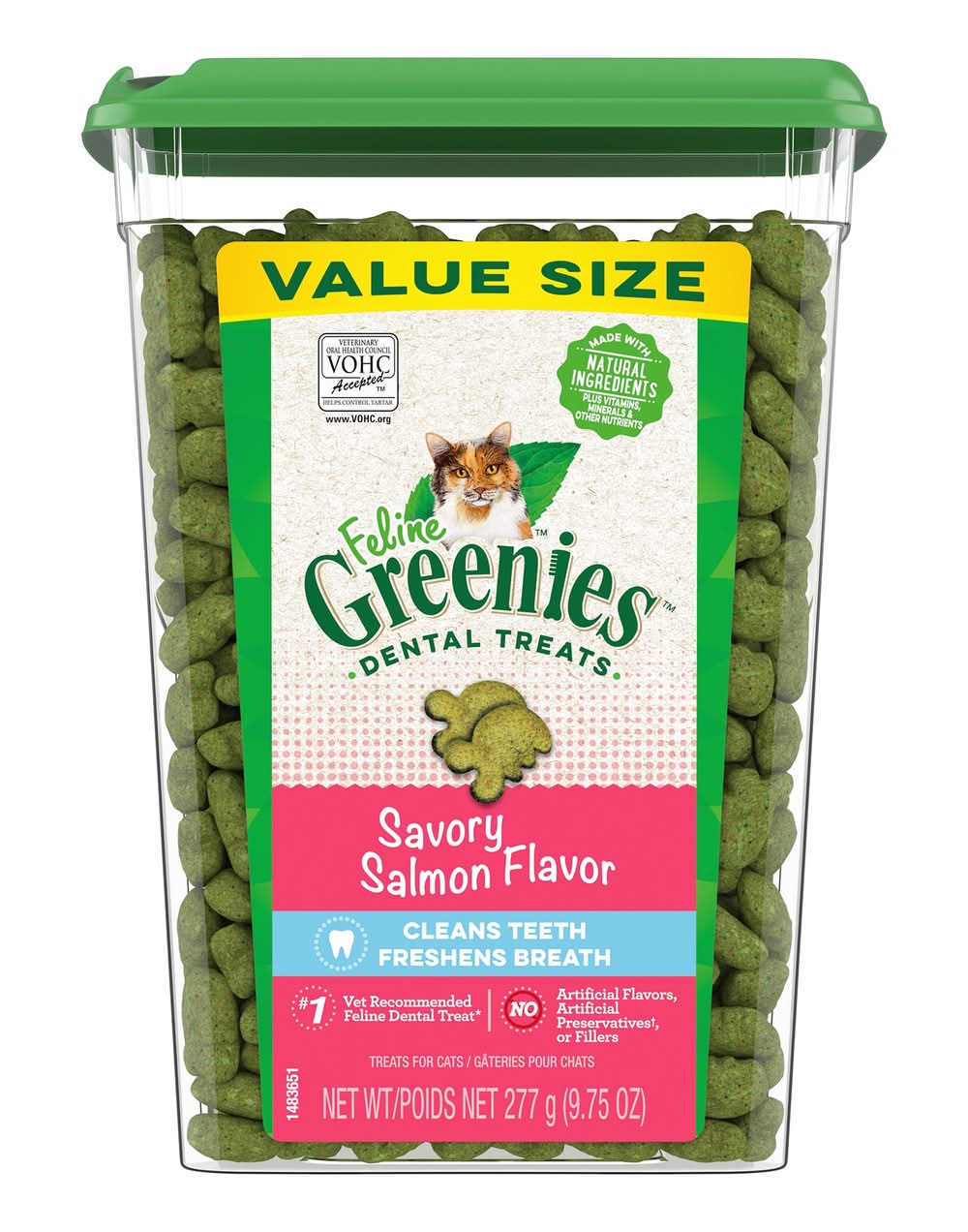 Greenies™ Feline Greenies Adult Cat Dental Treats - Dental Care, Natural, Salmon (Flavor: Salmon, Size: 9.75 Oz)