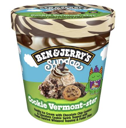 Ben & Jerry's Ice Cream, Cookie Vermontster (14.4 fl oz)