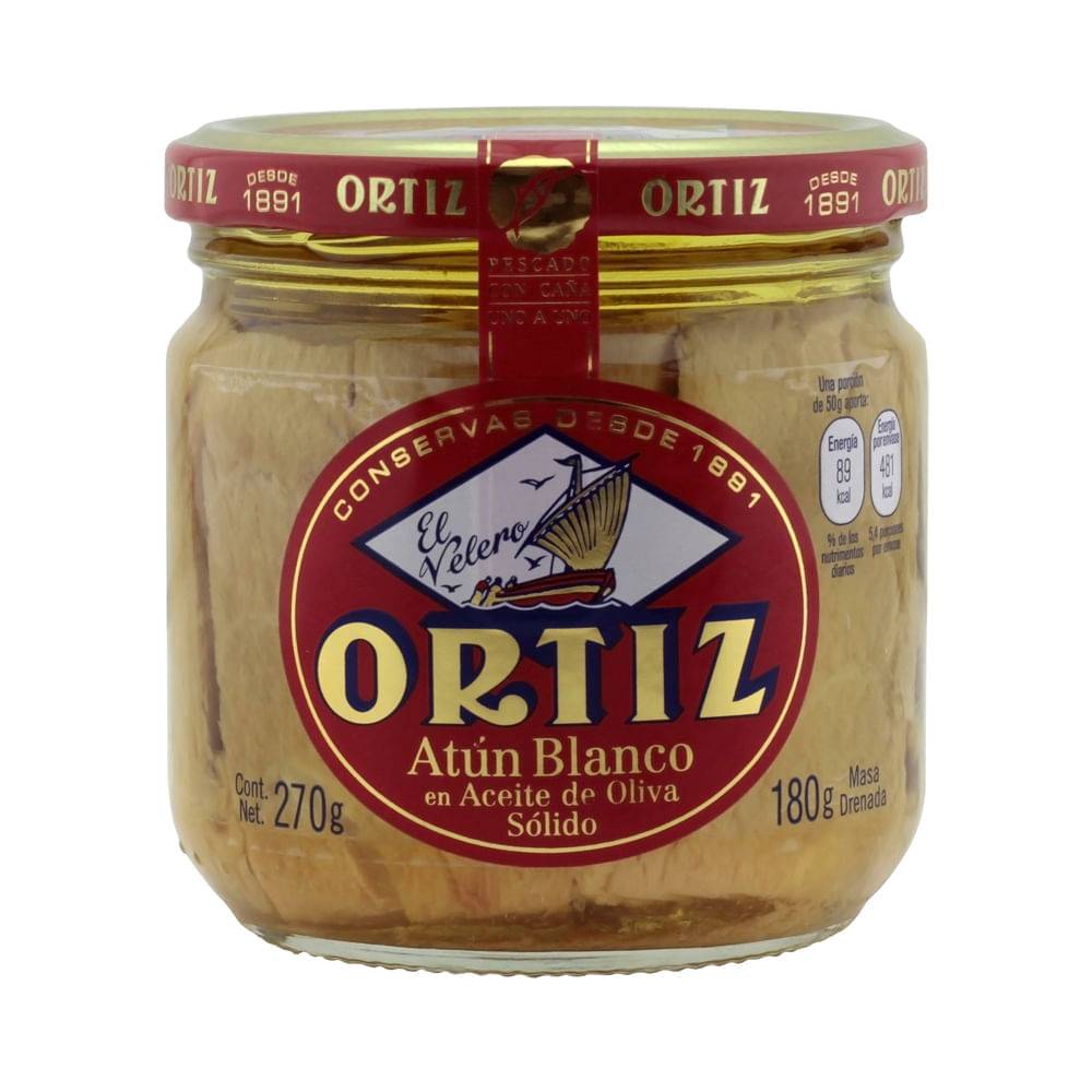 Ortiz · Atún blanco en aceite de oliva (270 g)