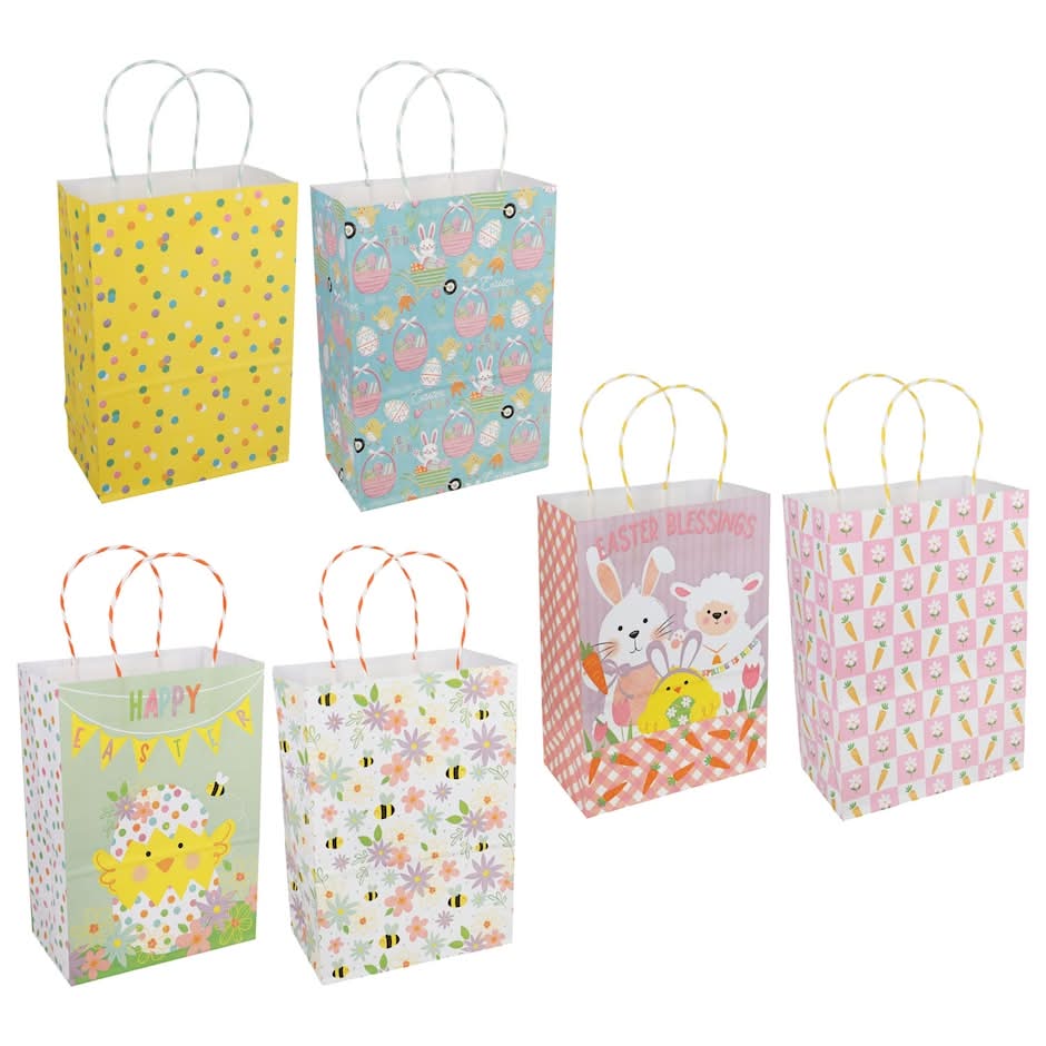 Voila Easter Medium Size Gift Bag, Assorted Designs, 1-ct.