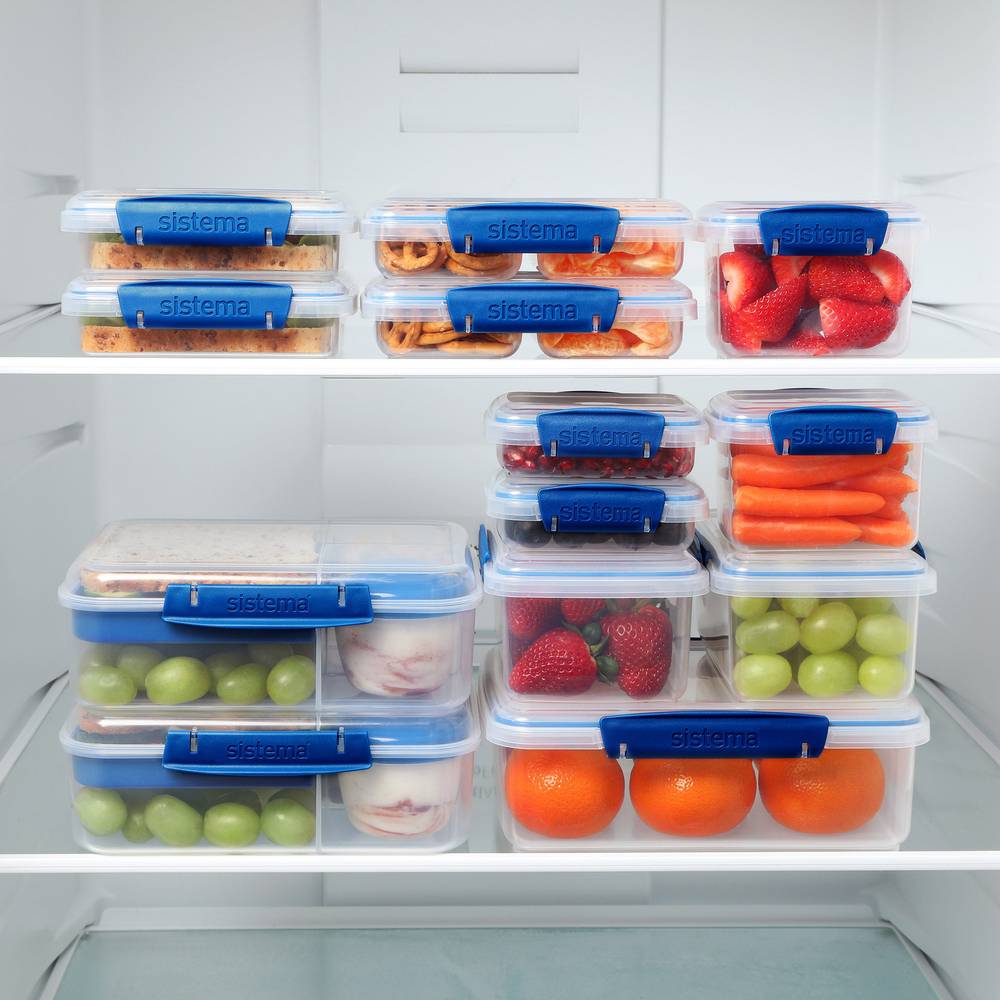 Sistema - Ensemble De Contenants Alimentaire, 32 Pièces / Sistema Food Storage Container Set, 32-Pieces
