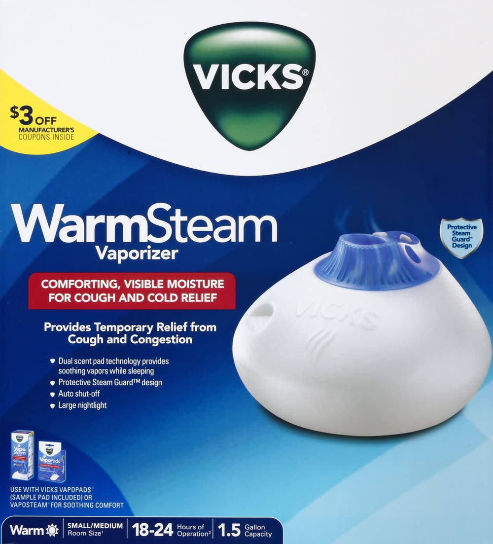Vicks Warmsteam Vaporizer (2.6 lbs)