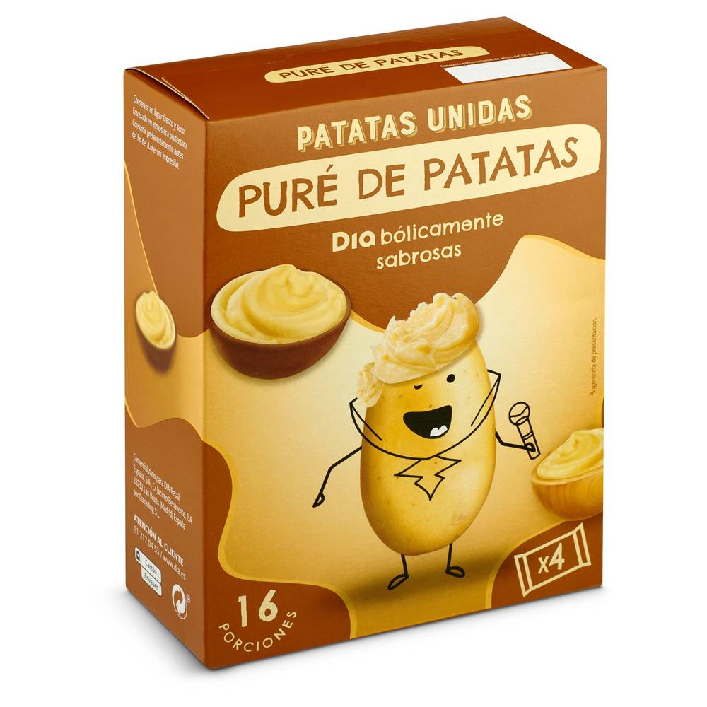 Puré De Patatas Patatas Unidas Dia Caja 500 G