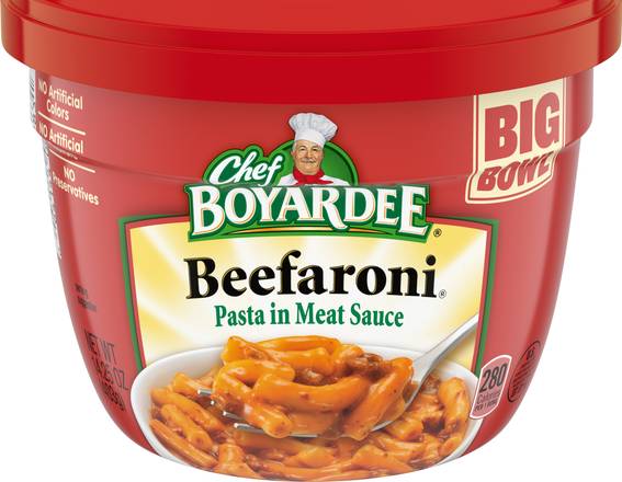 Chef Boyardee Beefaroni Pasta in Meat Sauce (meat sauce)