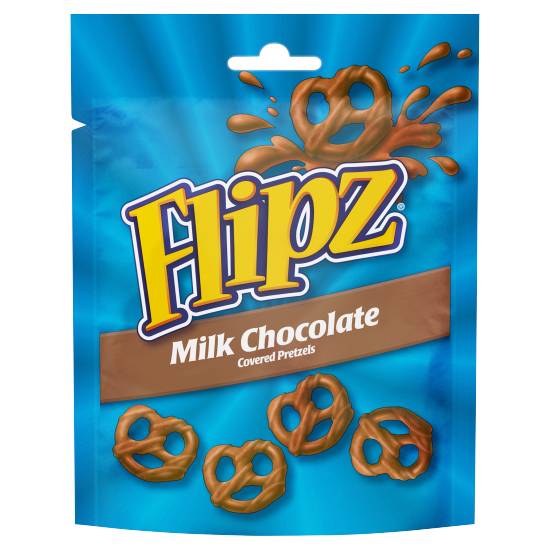 Flipz Milk Chocolate Coated Pretzels Snacks (90g)