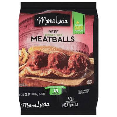 MAMA LUCIA ALL BEEF ITALIAN STYLE MEATBALLS