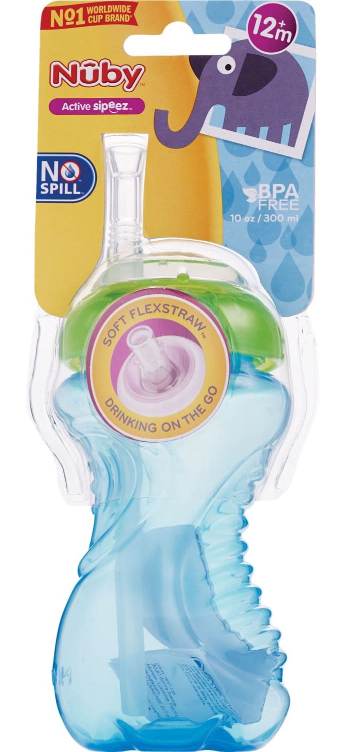 Nûby No Spill Active Sipeez Straw Cup (2.53 oz)