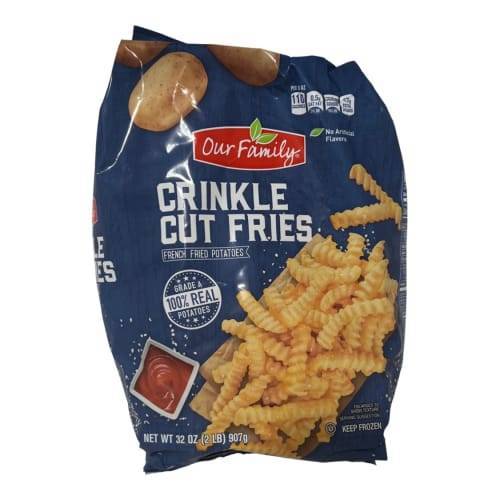 Our Family Fries, Crinkle Cut 32 oz, Potatoes