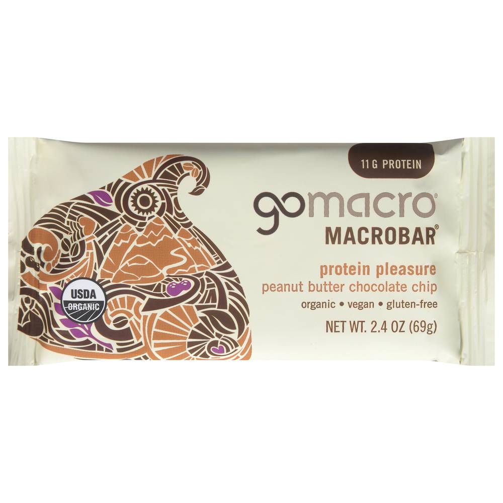 GoMacro Peanut Butter Chocolate Chip Macrobar (2.4 oz)