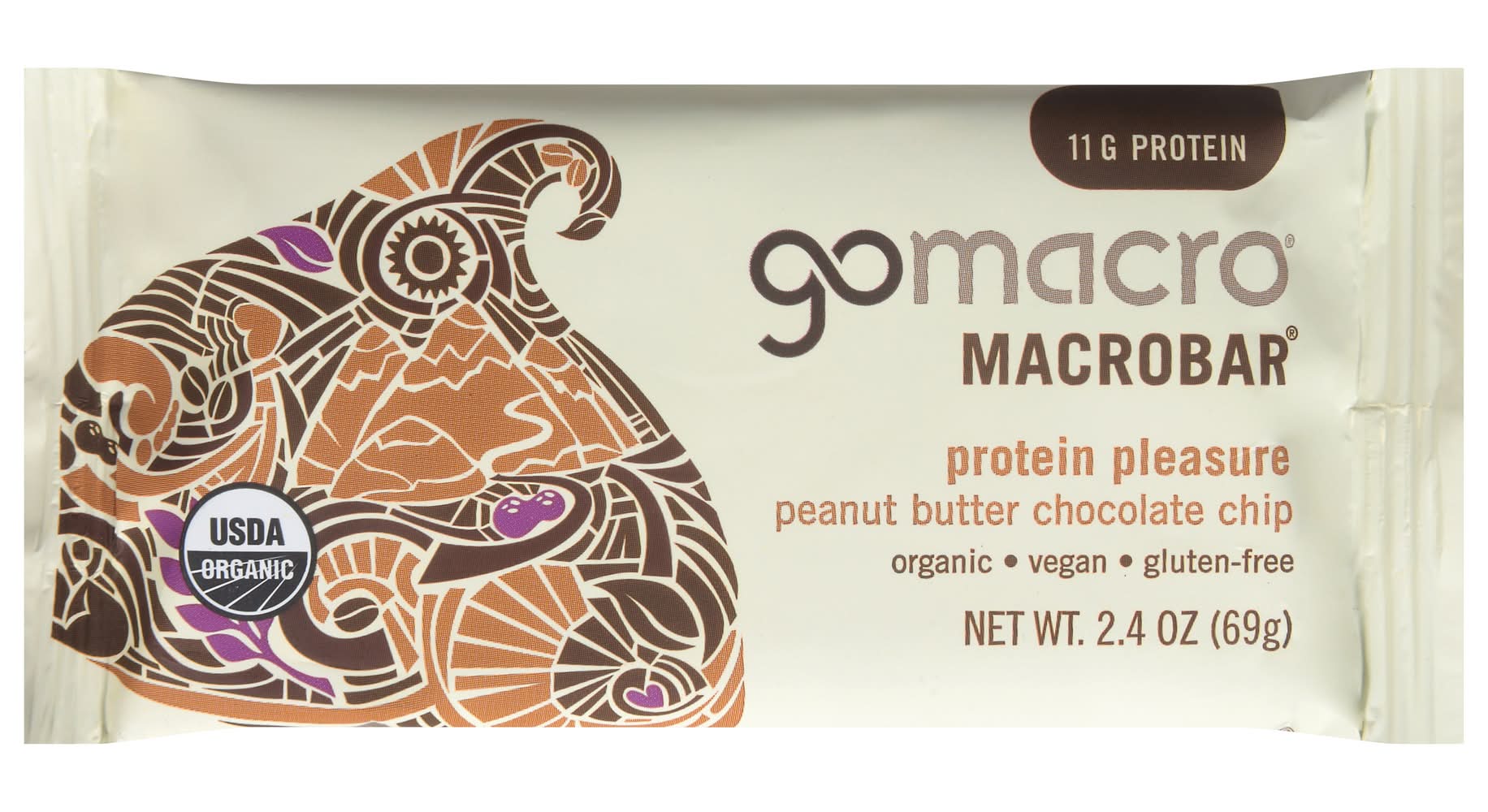 GoMacro Protein Bar, Peanut Butter Chocolate Chip (2.4 oz)
