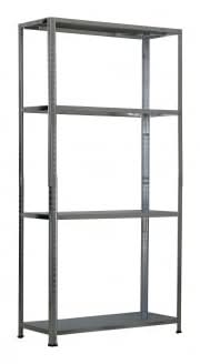 Estantería Modular Metálica SteelSmart, con 4 Baldas, 160kg, 145x30x70cm 7house