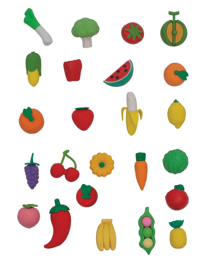 Pembrook Fruits/Veggies Erasers