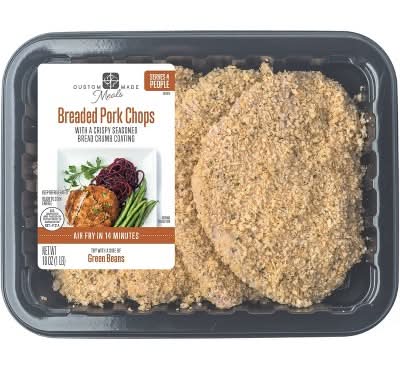 Custom Made Meals Boneless Breaded Pork Chops (16 oz)