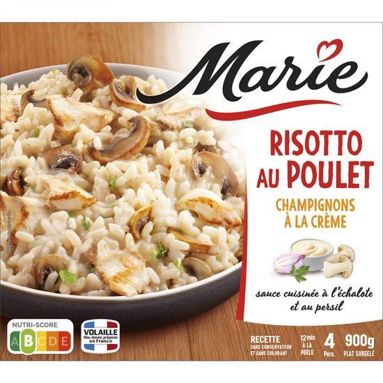 Marie - Risotto au poulet (champignons, crème)