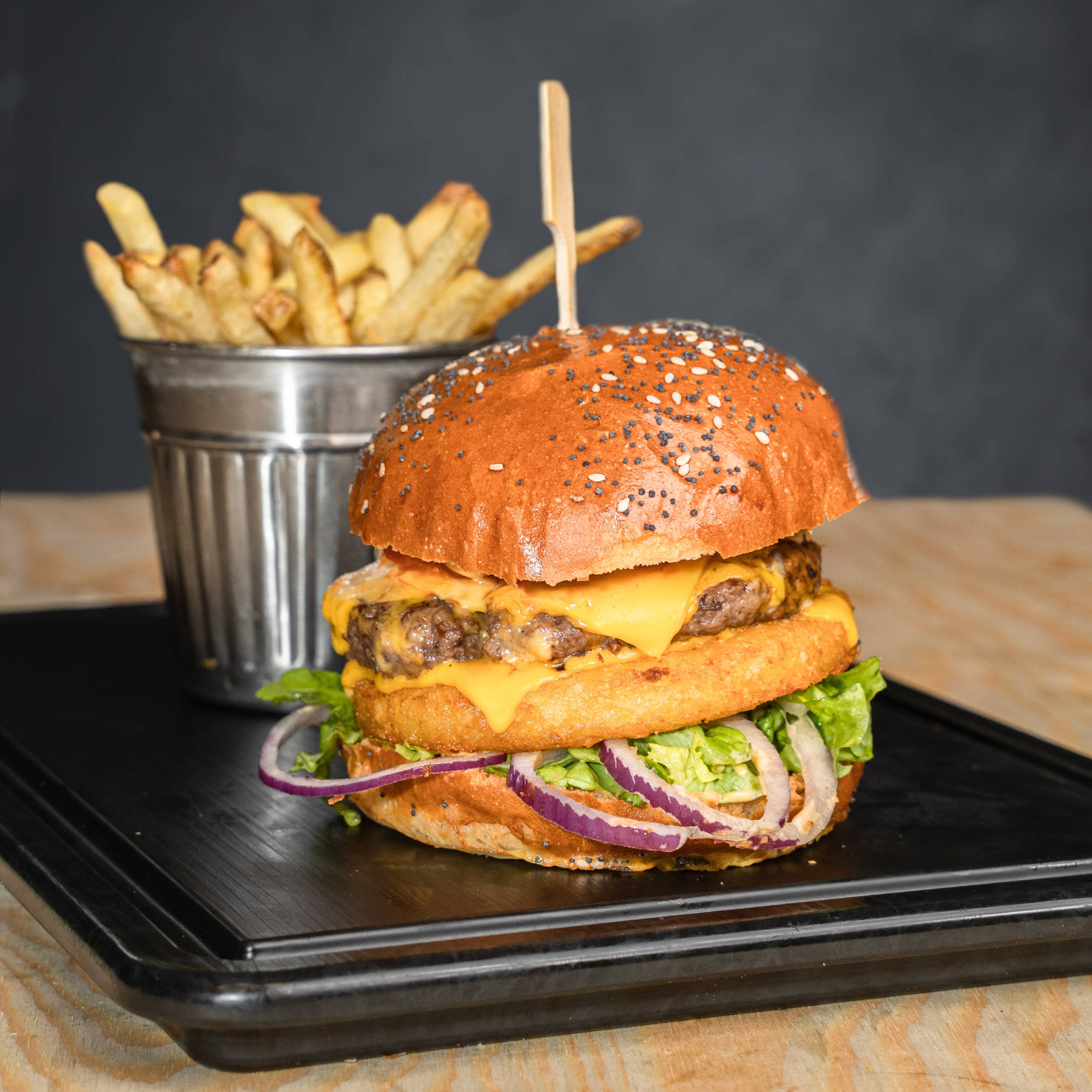 Menu burger crusty's