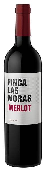 Finca Las Moras · Vino tinto merlot argentina, 2018 (750 ml)