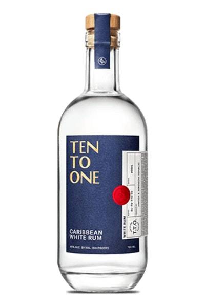 Ten To One Caribbean White Rum (750 ml)