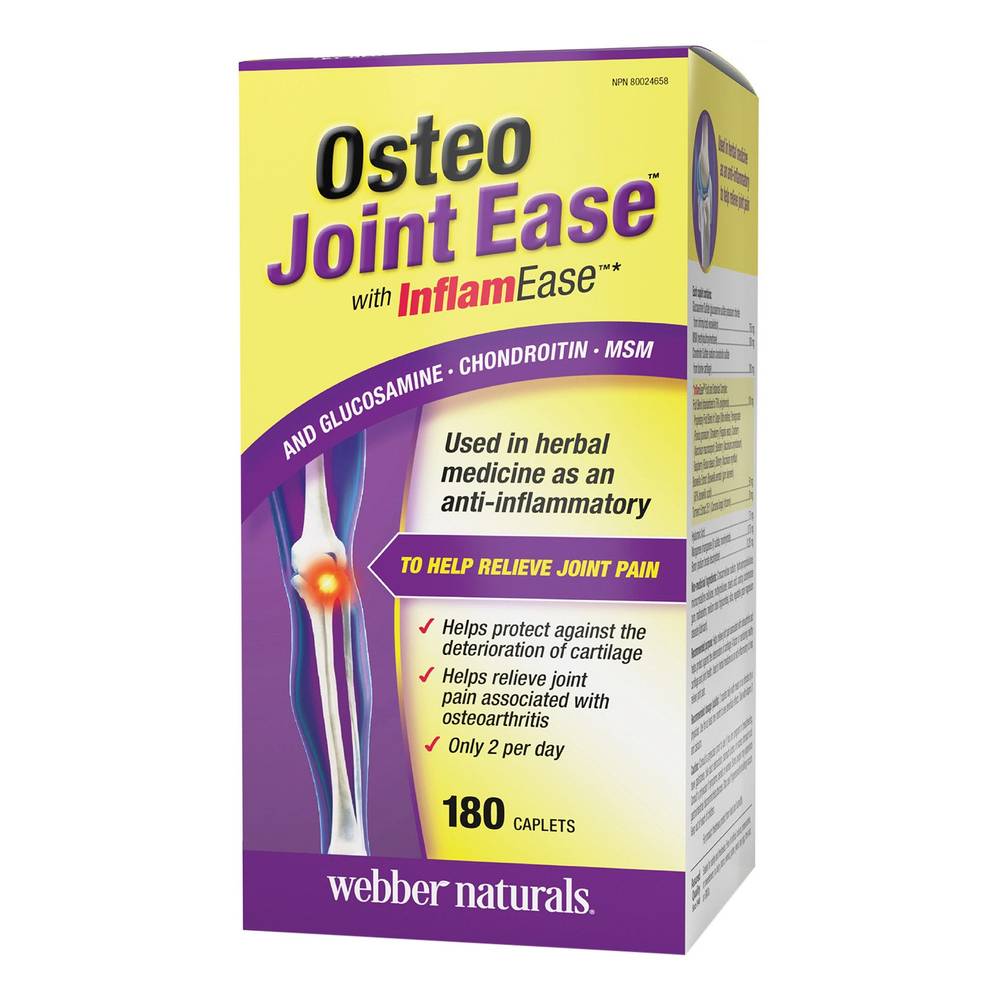 Webber Naturals - Osteo Joint Ease, 180 Comprimés