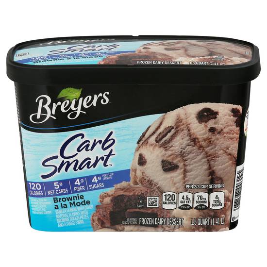 Breyers Carb Smart Brownie a La Mode Ice Cream (1.5 quart)