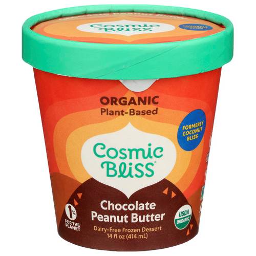 Cosmic Bliss Organic Chocolate Peanut Butter Frozen Dessert