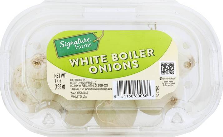Order Signature Farms · White Boiler Onions (7 oz) food online from Safeway store, Eureka on bringmethat.com