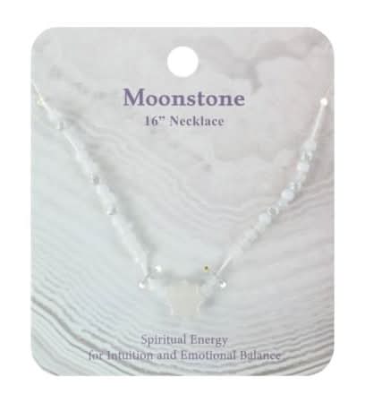 Semi-Precious Stone Necklace Moonstone
