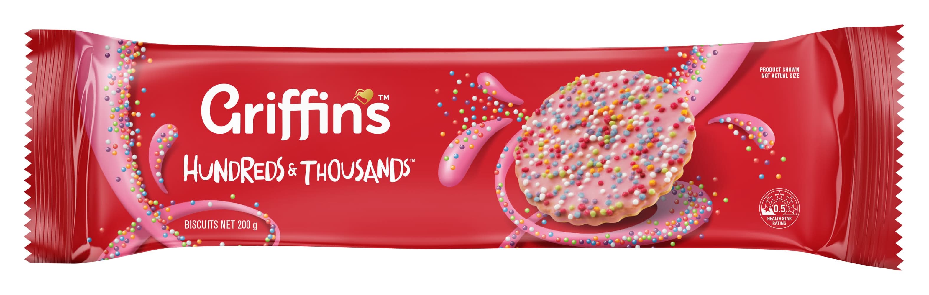 Griffins Biscuits Cookie Bear 100's & 1000's 200gm