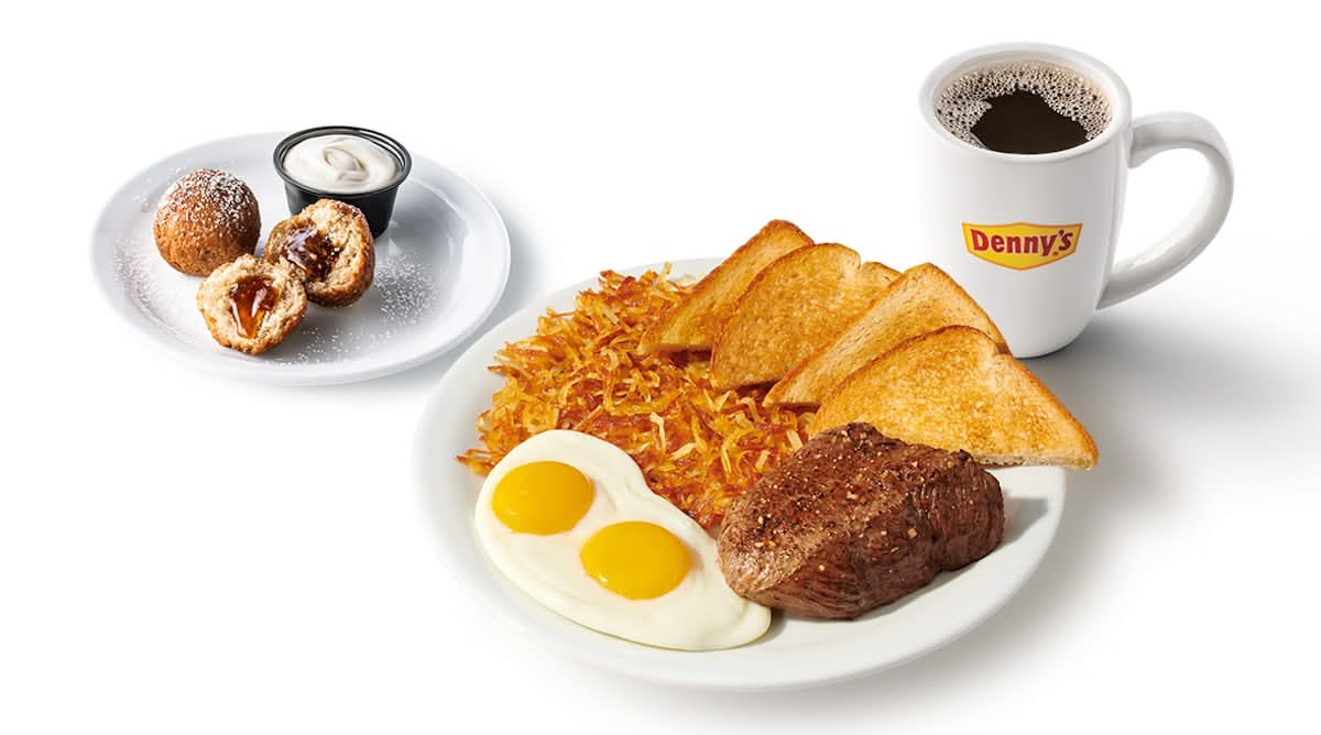 8 oz. Sirloin Steak & Eggs
