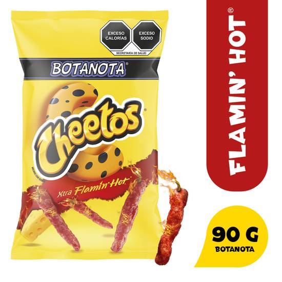 Cheetos botanota xtra flamin hot (bolsa 90 g)