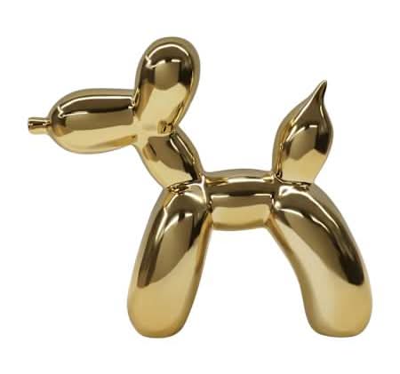 Balloon Dog Shaped Balloon Weight Gold