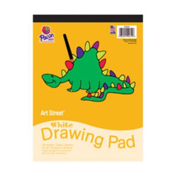 Art Street Drawing Paper Pad 24 Sheets, 9" x 12", White