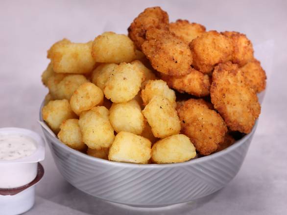 Chicken Poppers & Potato Tots Combo