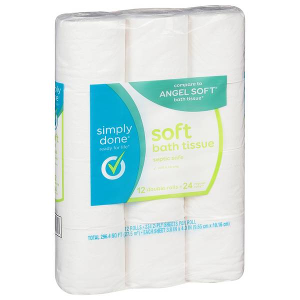 Simply Done Soft Bath Tissue (12 ct) (3.8 in * 4 in)