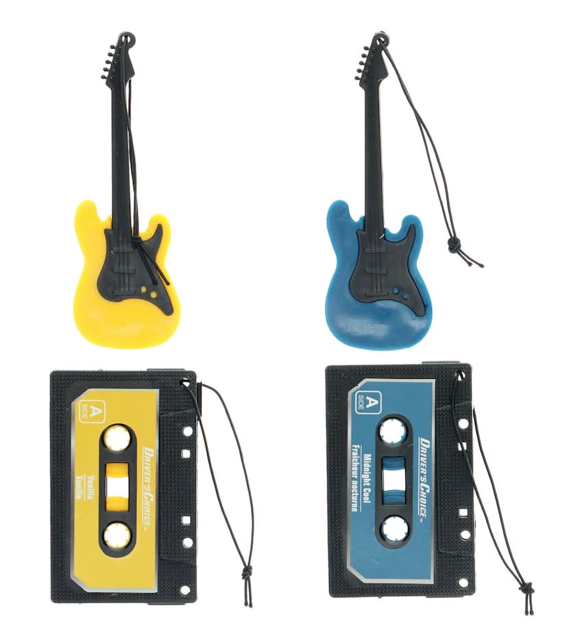 Driver's Choice Retro Music Ocean Breeze Air Freshener Dangles