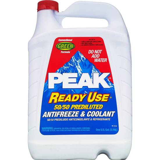 Peak Ready Use 50/50 Prediluted Antifreeze & Coolant