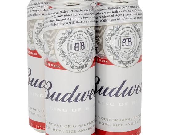 Budweiser 4x500 ml can