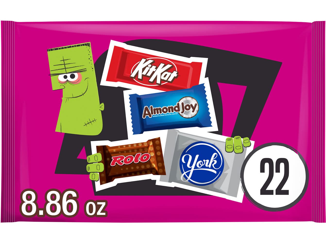 Hershey's Halloween Assorted Chocolate Candy Variety pack (8.86 oz, 22 ct)