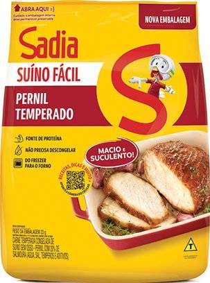 Sadia pernil suíno temperado congelado