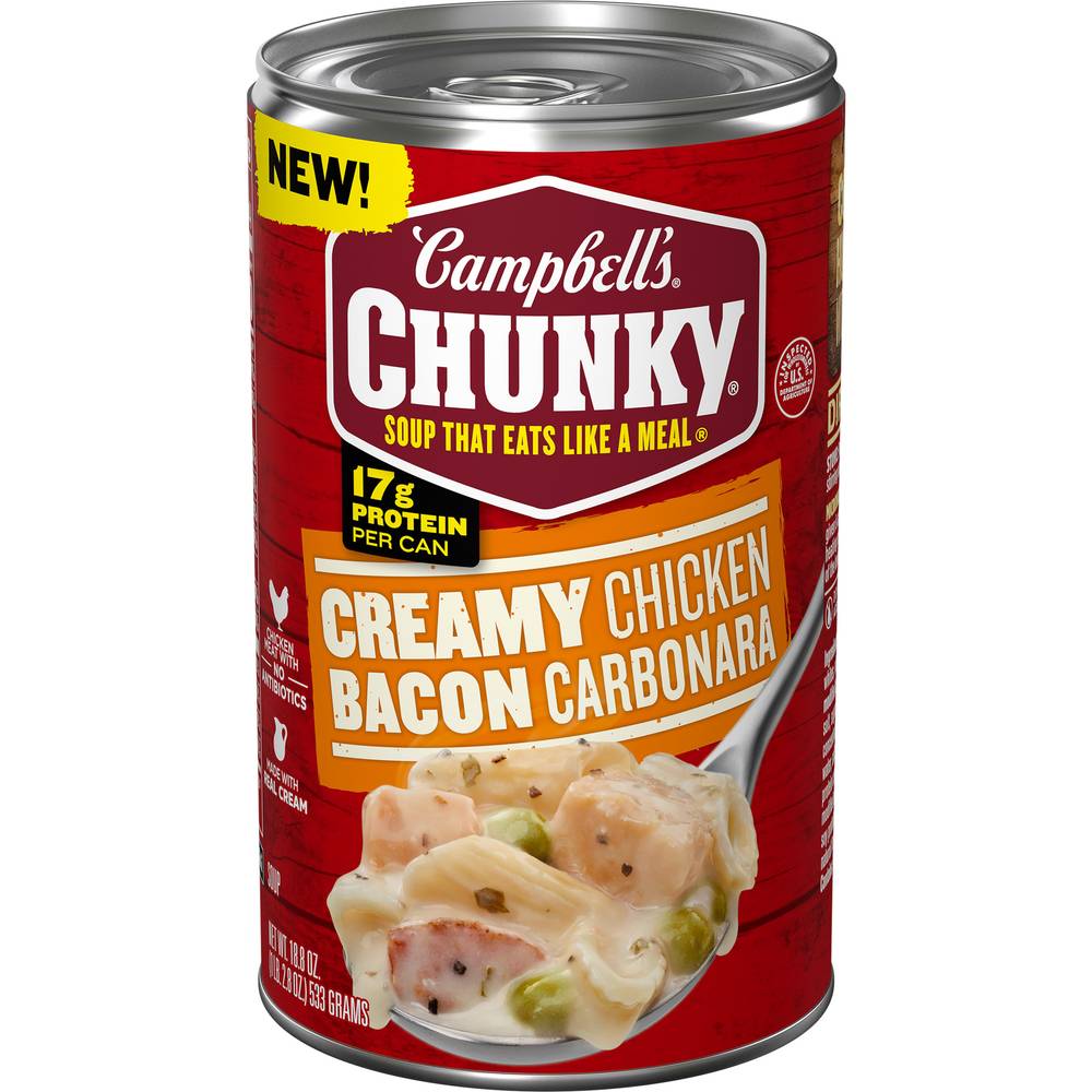 Campbell's Chunky Soup, Creamy Chicken Bacon Carbonara Soup